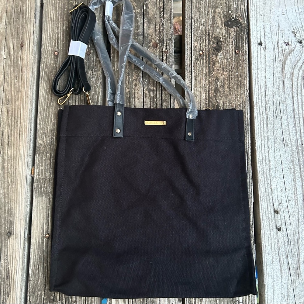 Black Ralph Lauren Canvas Tote